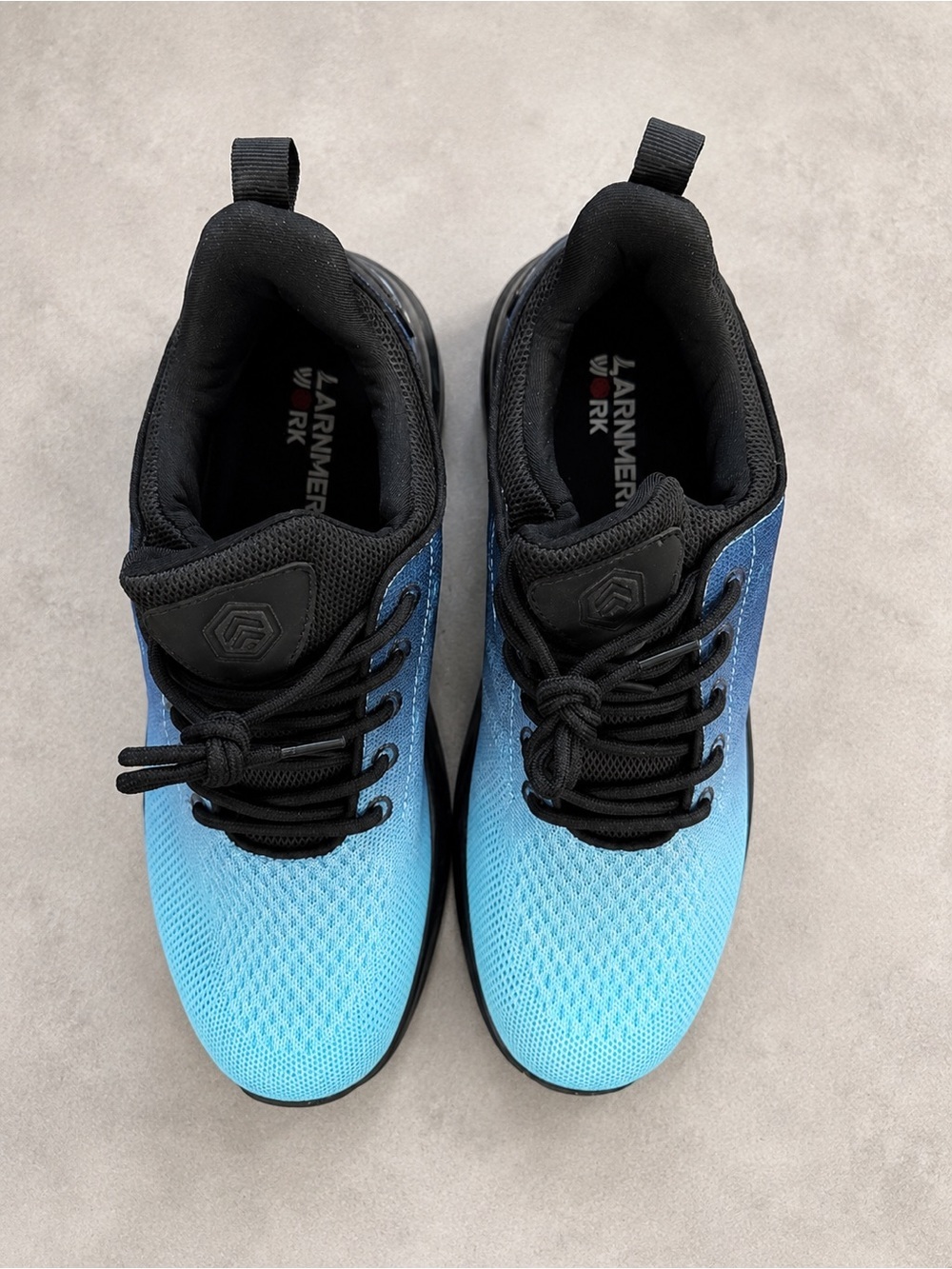 Mens Non Slip Work Shoes Sz 8.5 Waterproof Slip Resistant Sneakers Blue NEW - Picture 6 of 6